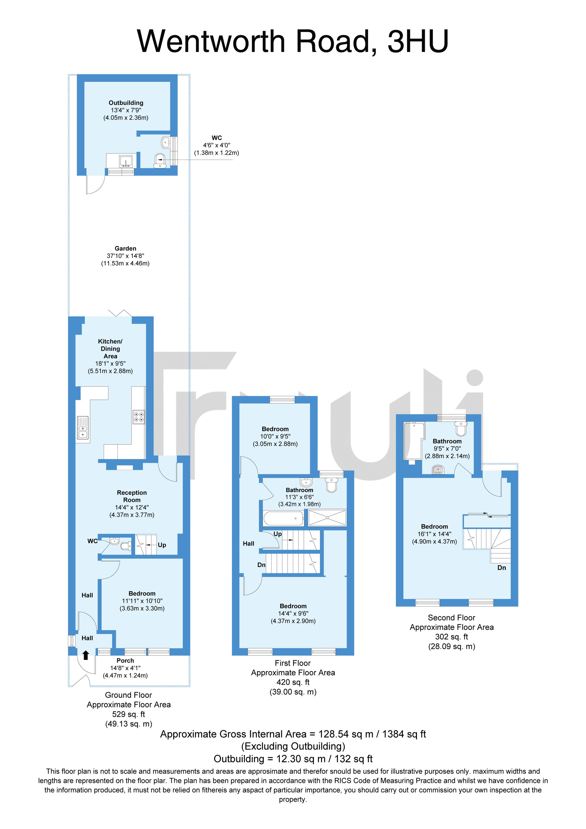 42 Wentworth Road, Croydon floorplan