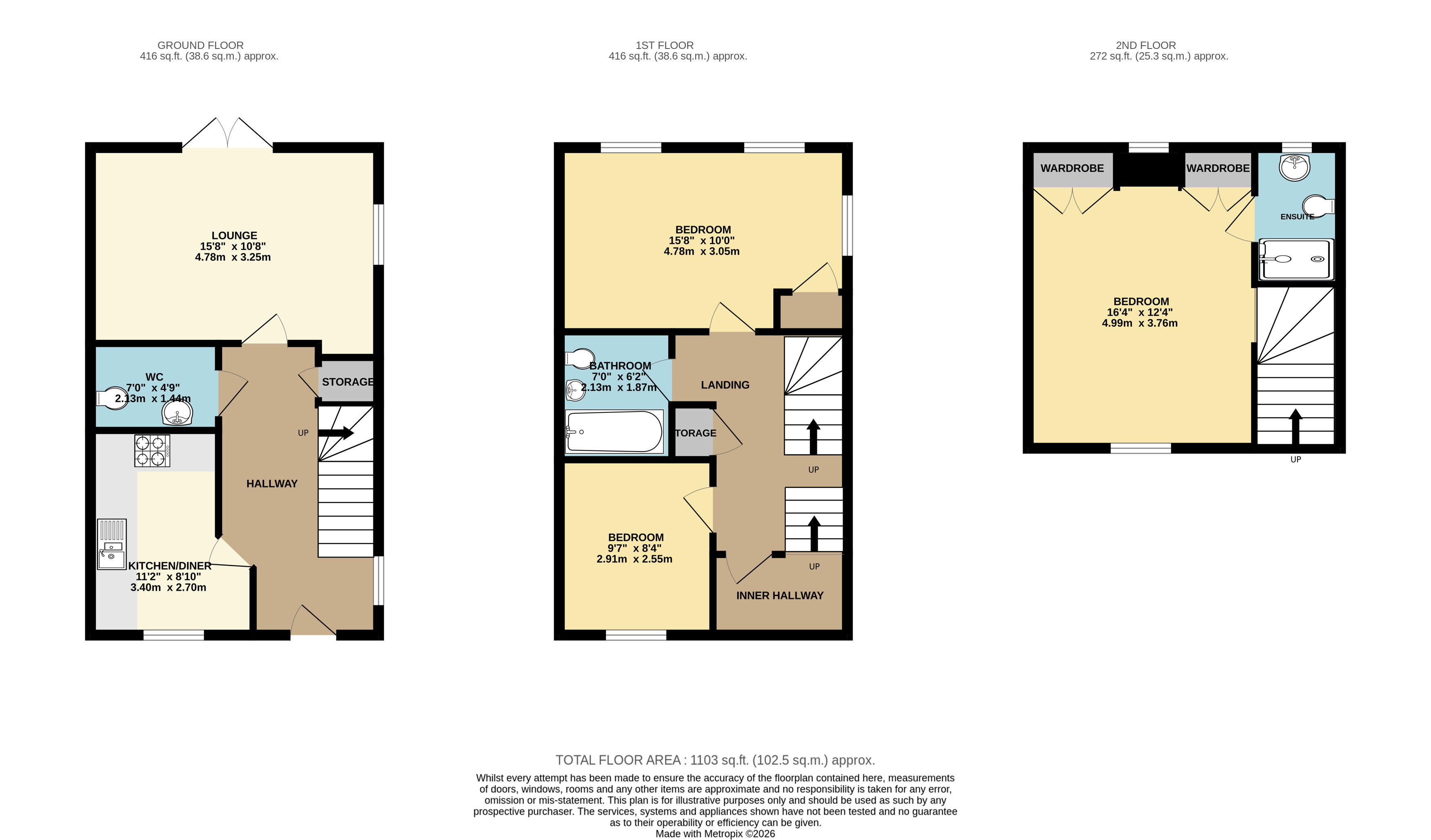 75, Fleetwood Road, Waddington floorplan