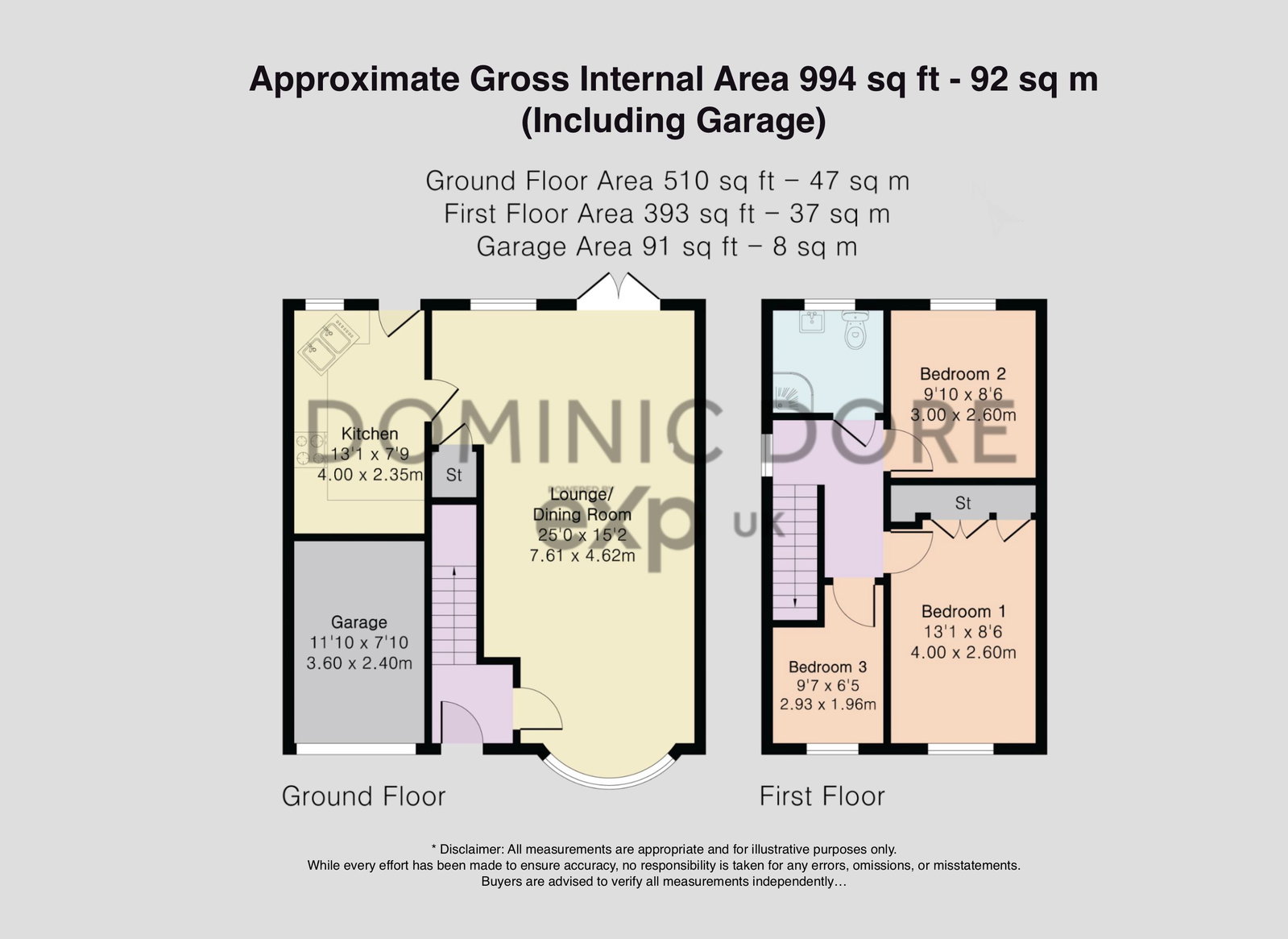 10, Darwin Close, Cheltenham floorplan