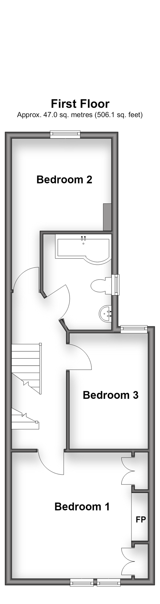 Alverstone Road, Southsea floorplan