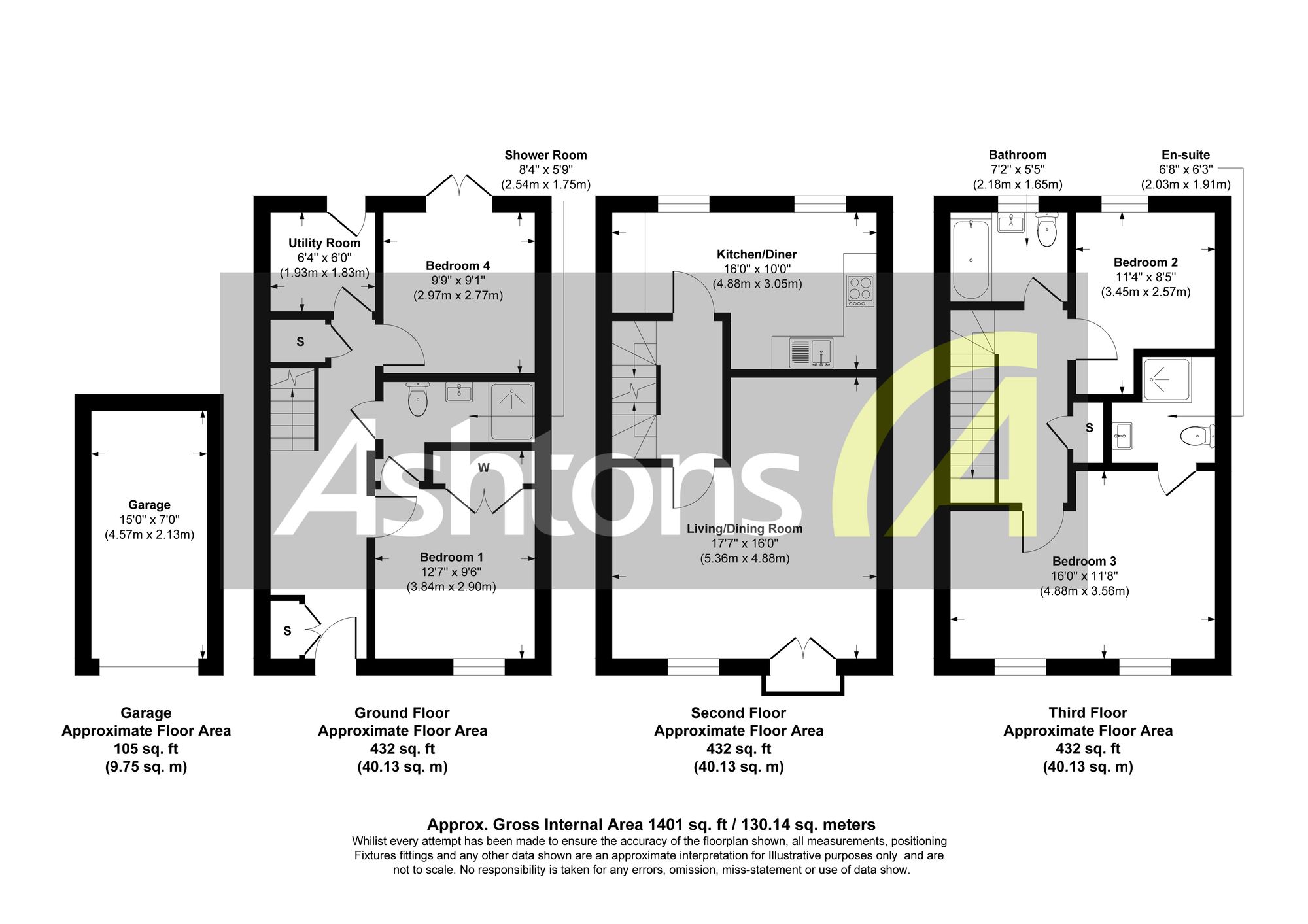 60 Lingwell Park, Widnes floorplan