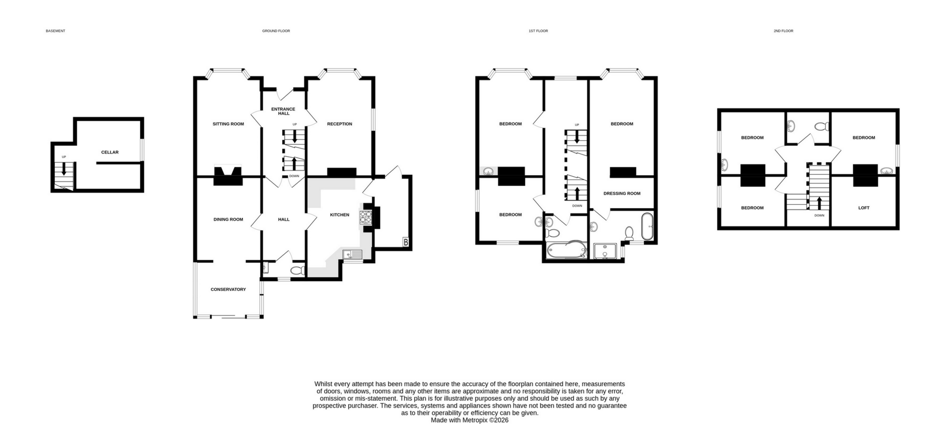 71, London Road, Deal floorplan