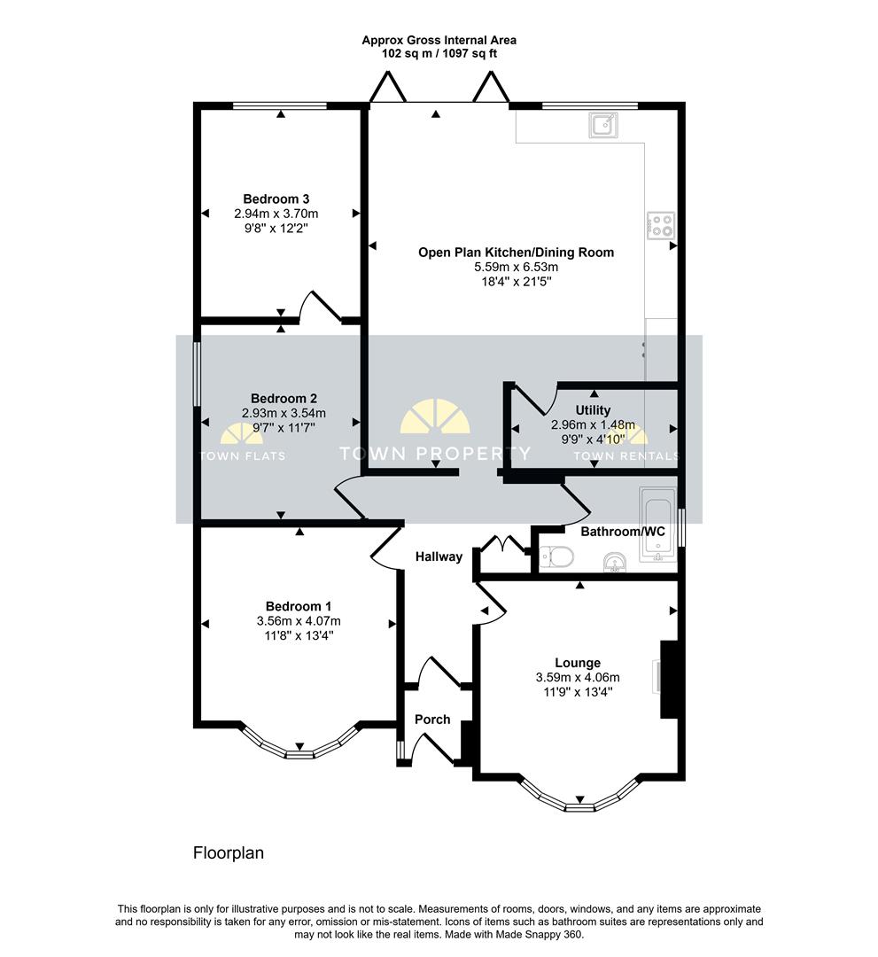 43, Sunstar Lane, Polegate floorplan