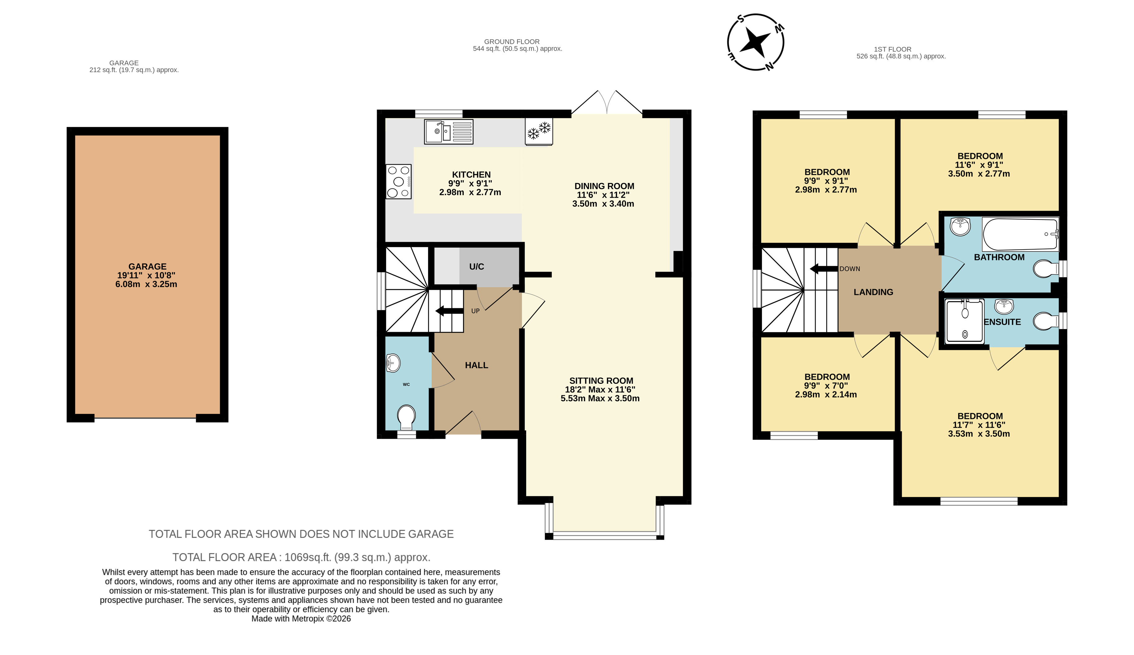 41, Pochard Way, Cirencester floorplan