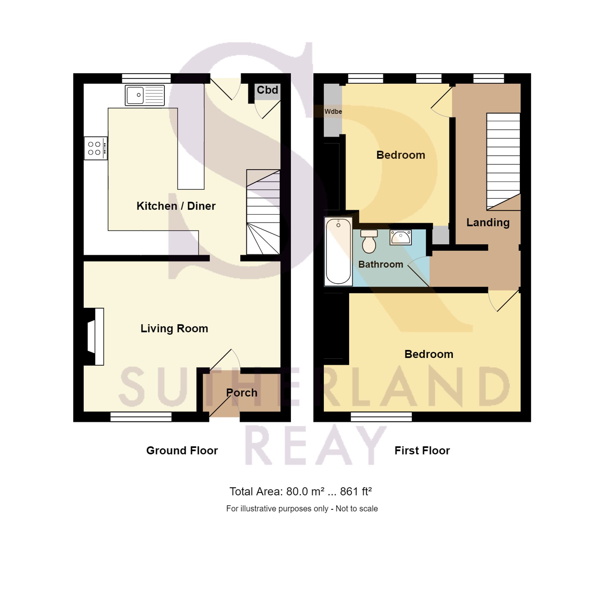 44 Wirksmoor Road, High Peak floorplan