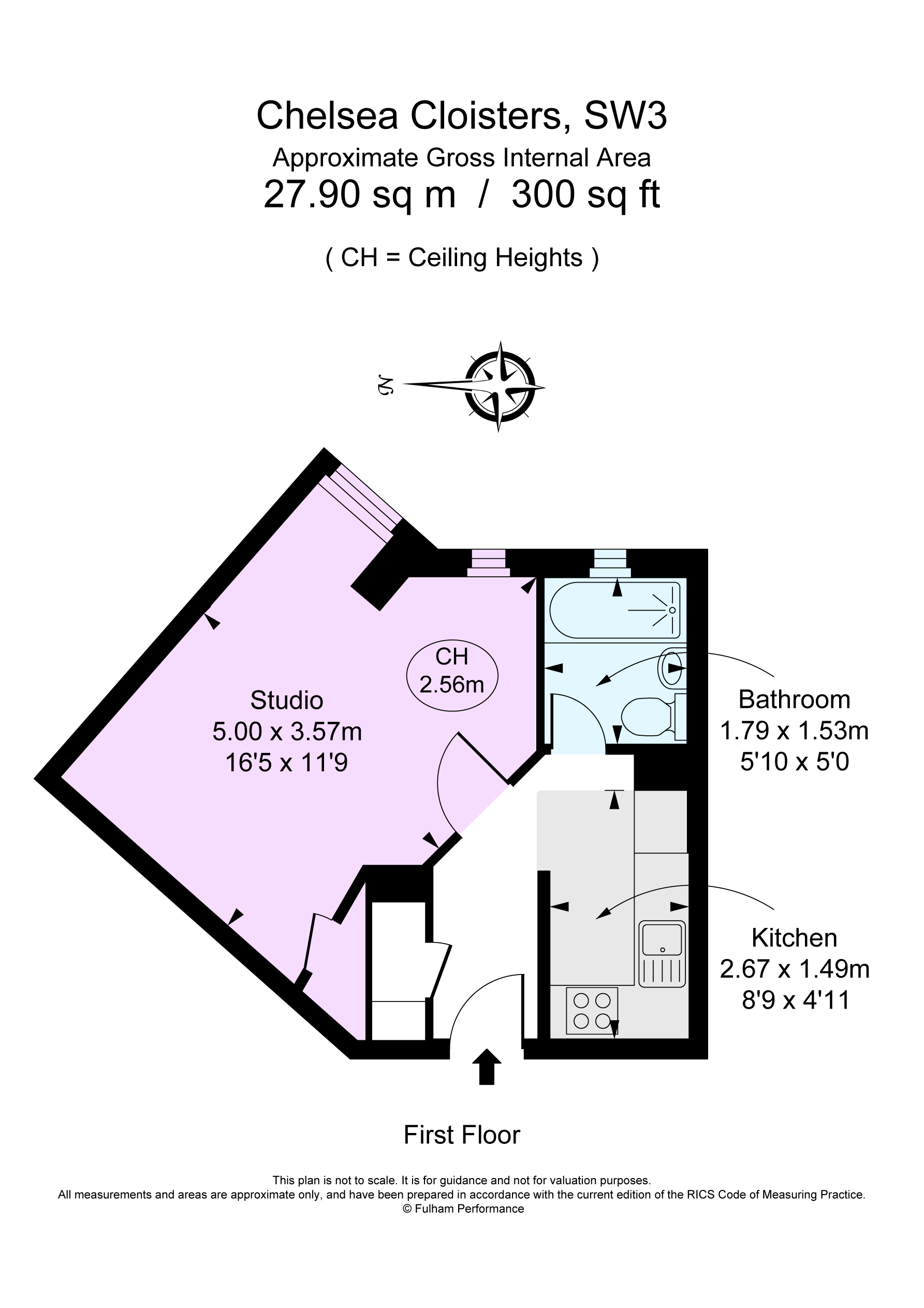 118, Chelsea Cloisters, London floorplan