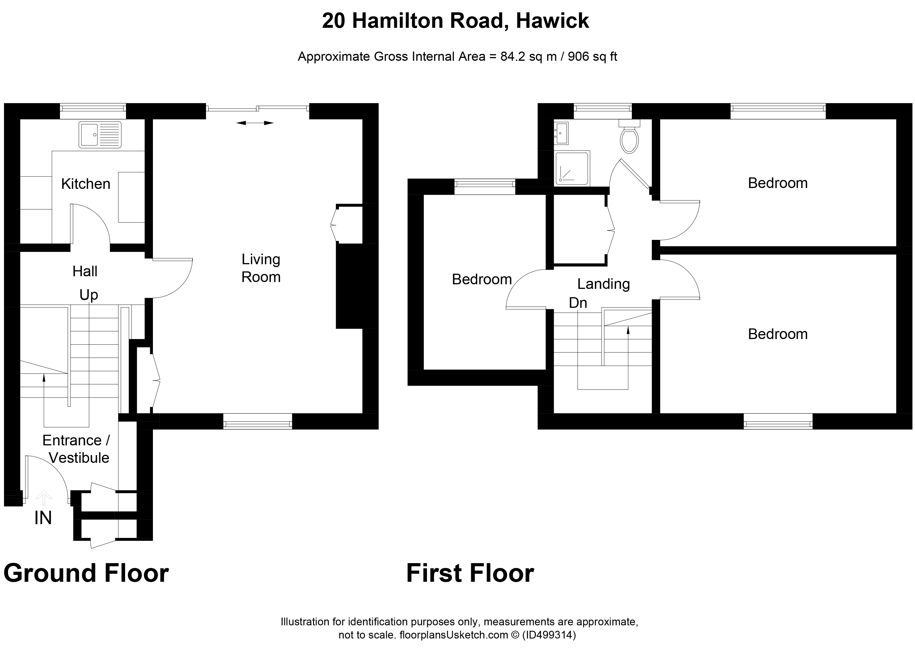 3 Bedrooms Terraced house for sale in 20 Hamilton Road, Hawick TD9