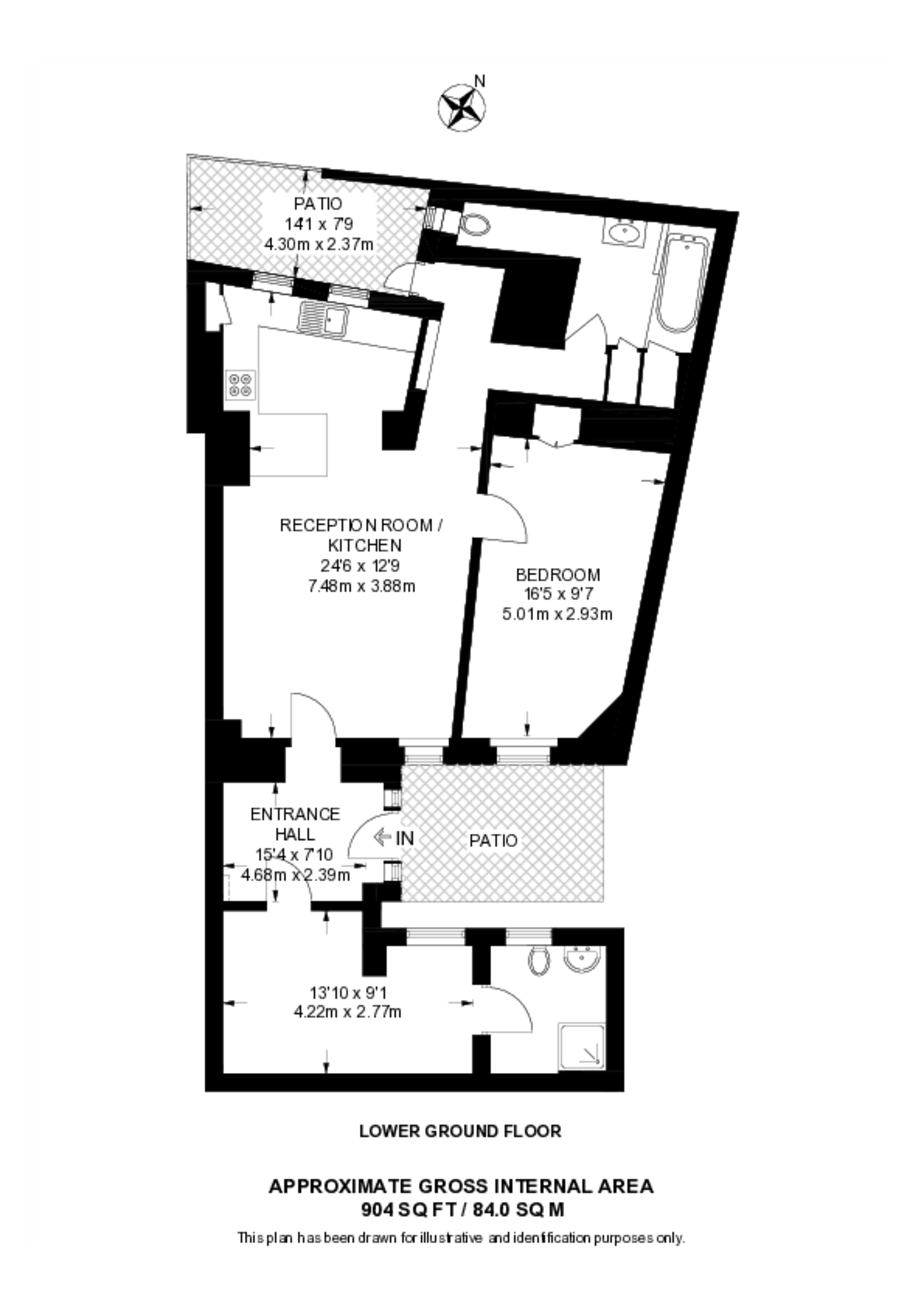 Courtfield Gardens, Earls Court floorplan