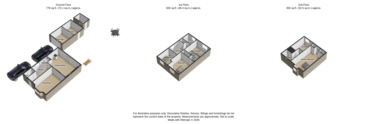 1, Watt Avenue, Grantham floorplan