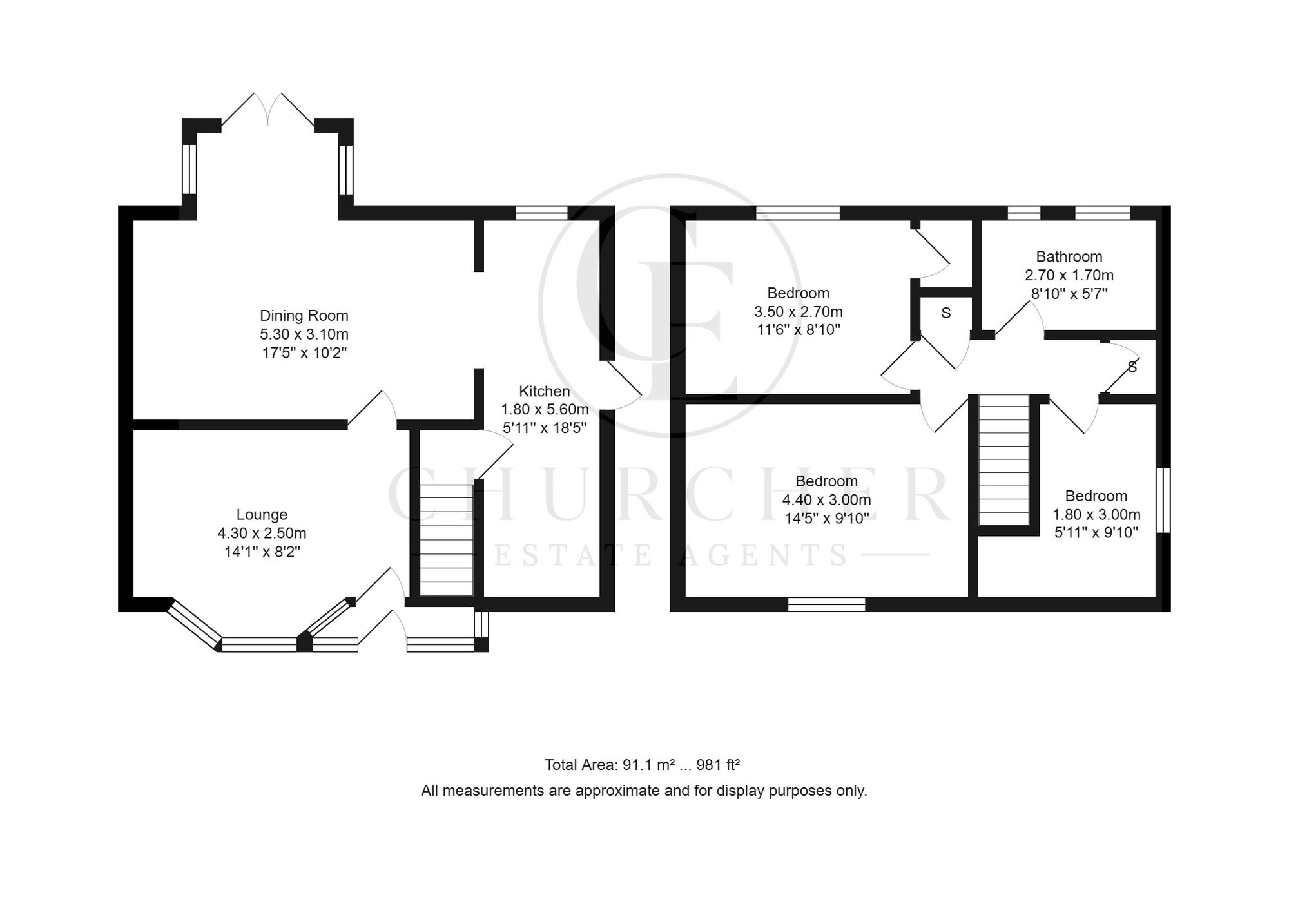 13 Sumner Avenue, Ormskirk floorplan