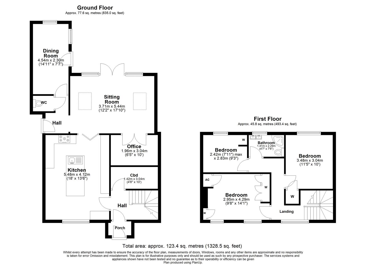 23, Churchill Close, Wimborne floorplan
