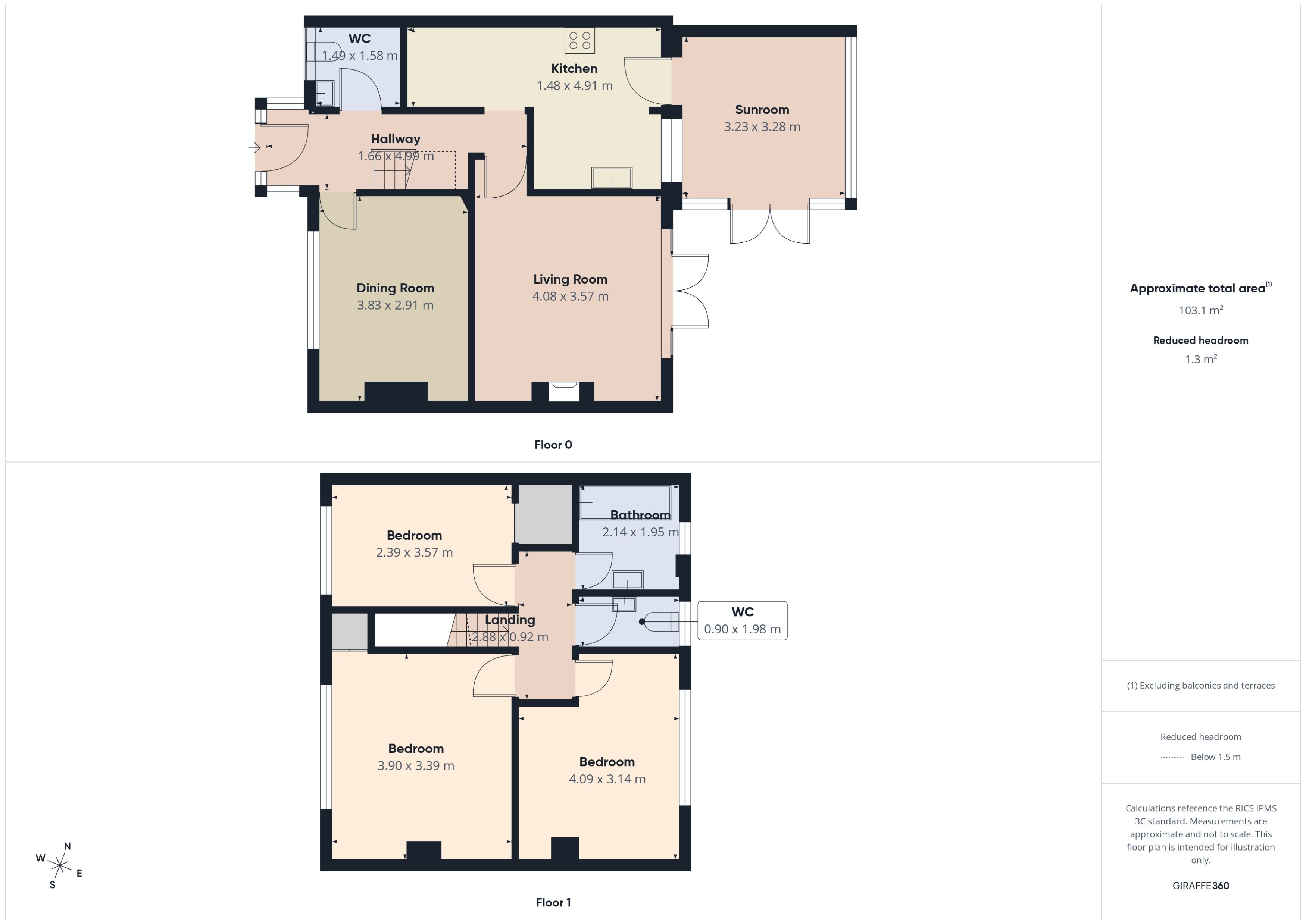 14, Glendale Avenue, Cardiff floorplan