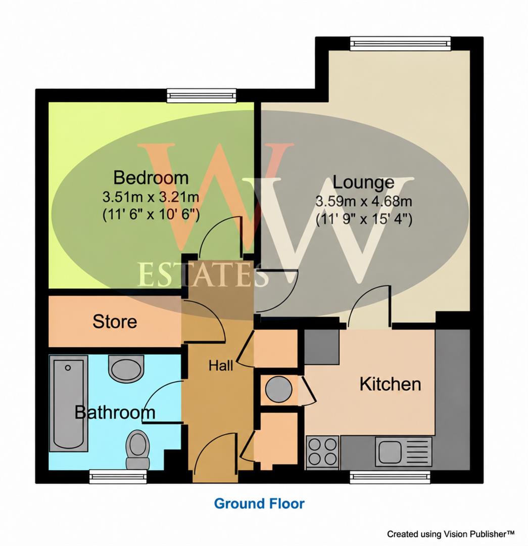Frizley Gardens, Bradford floorplan