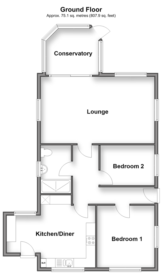 Jefferstone Gardens St. Mary's Bay, Romney Marsh floorplan