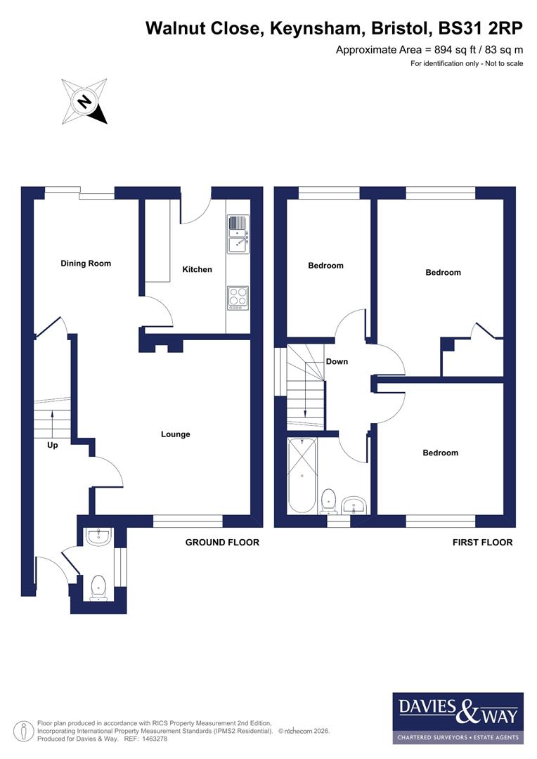 7, Walnut Close, Bristol floorplan