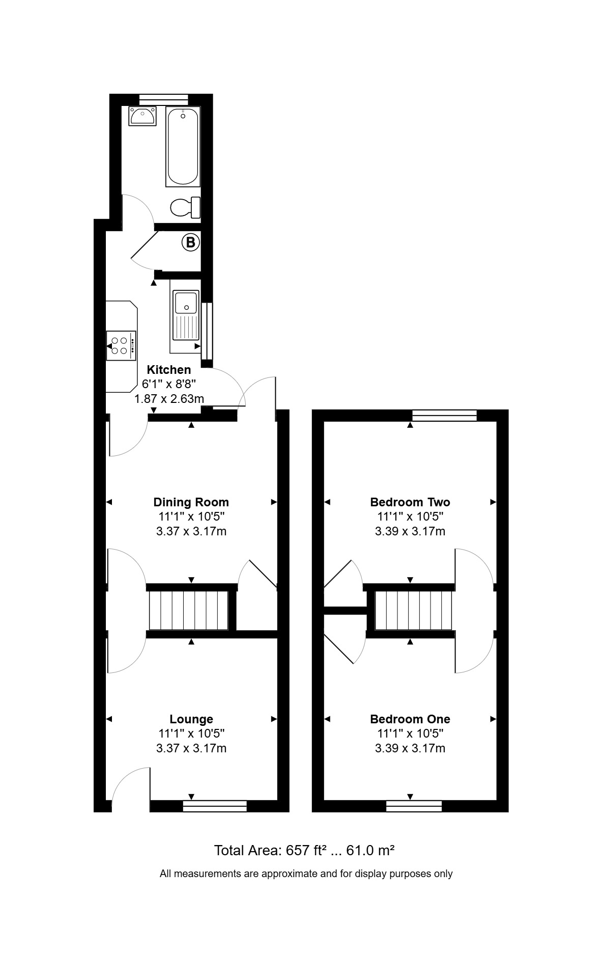 90, Amity Road, Reading floorplan