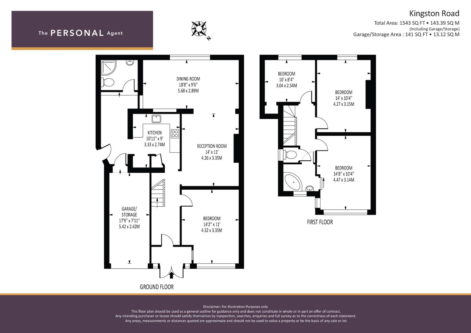 269, Kingston Road, Ewell floorplan