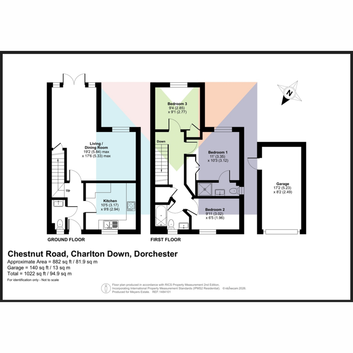 6, Chestnut Road, Dorchester floorplan