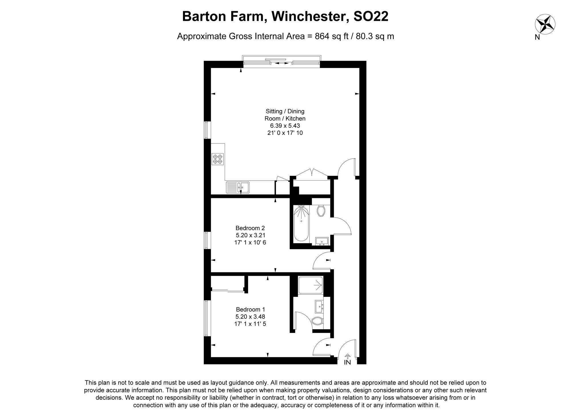 14 Barton Farm Andover Road, Winchester floorplan