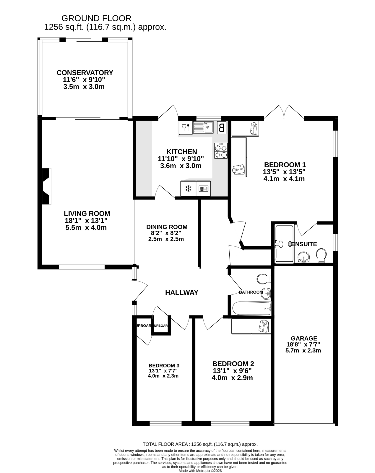 18 Ivy Close, St. Leonards, RINGWOOD floorplan