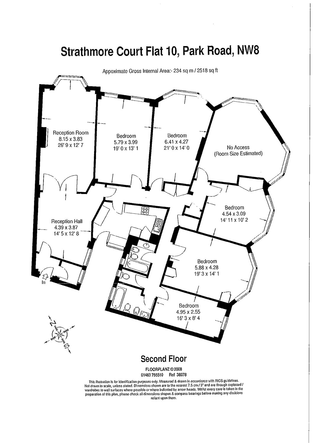 5 Bedrooms Flat to rent in Strathmore Court, 143 Park Road, London NW8