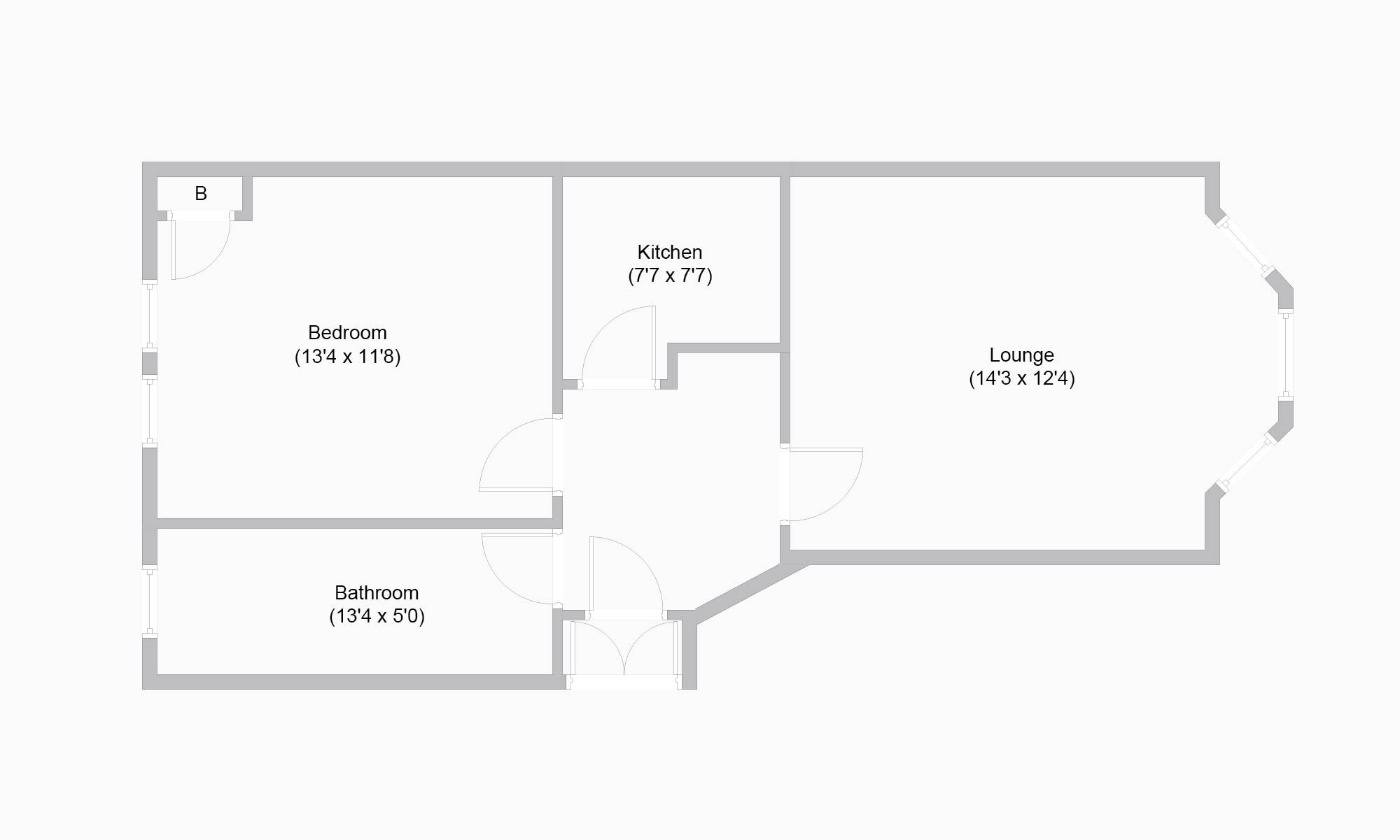 1 Bedrooms Flat for sale in Waverley Gardens, Flat 0/2, Shawlands, Glasgow G41