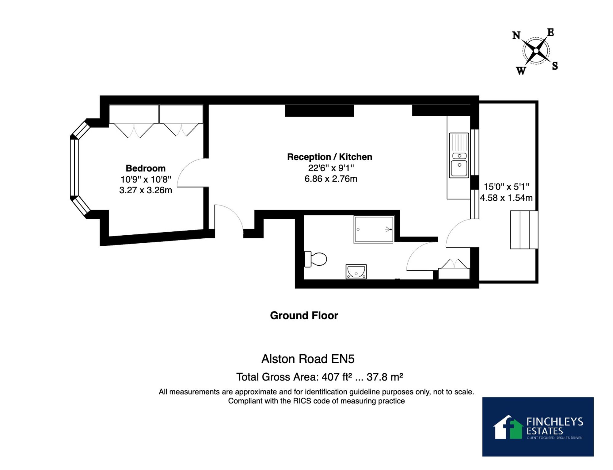 32a Alston Road, Barnet floorplan