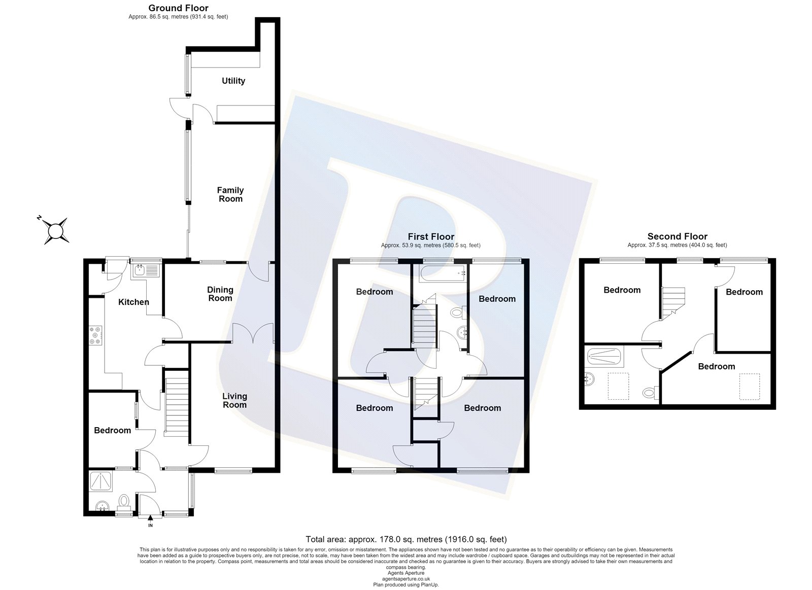 5, Kent Street, London floorplan