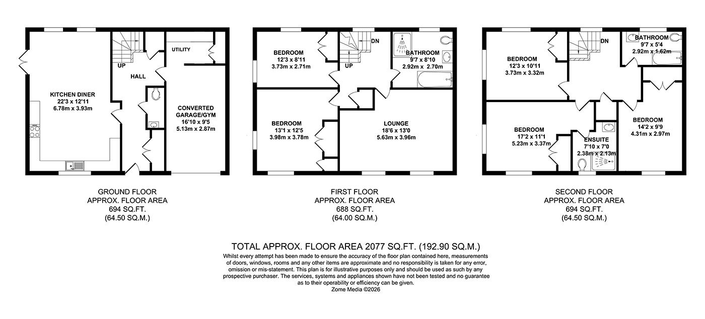 Lodge Close, Allington floorplan