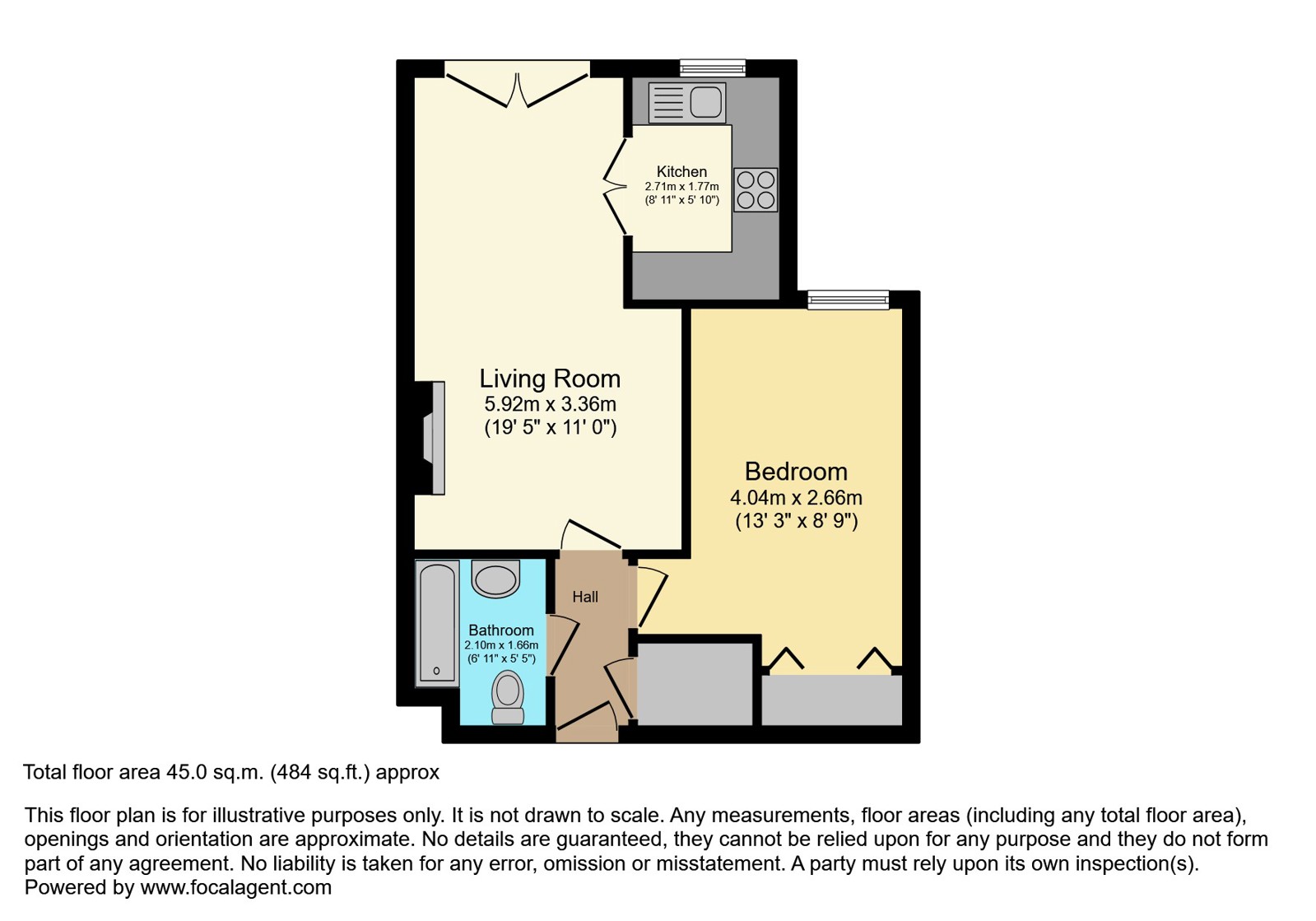 41, Sutton Court, Bingley floorplan