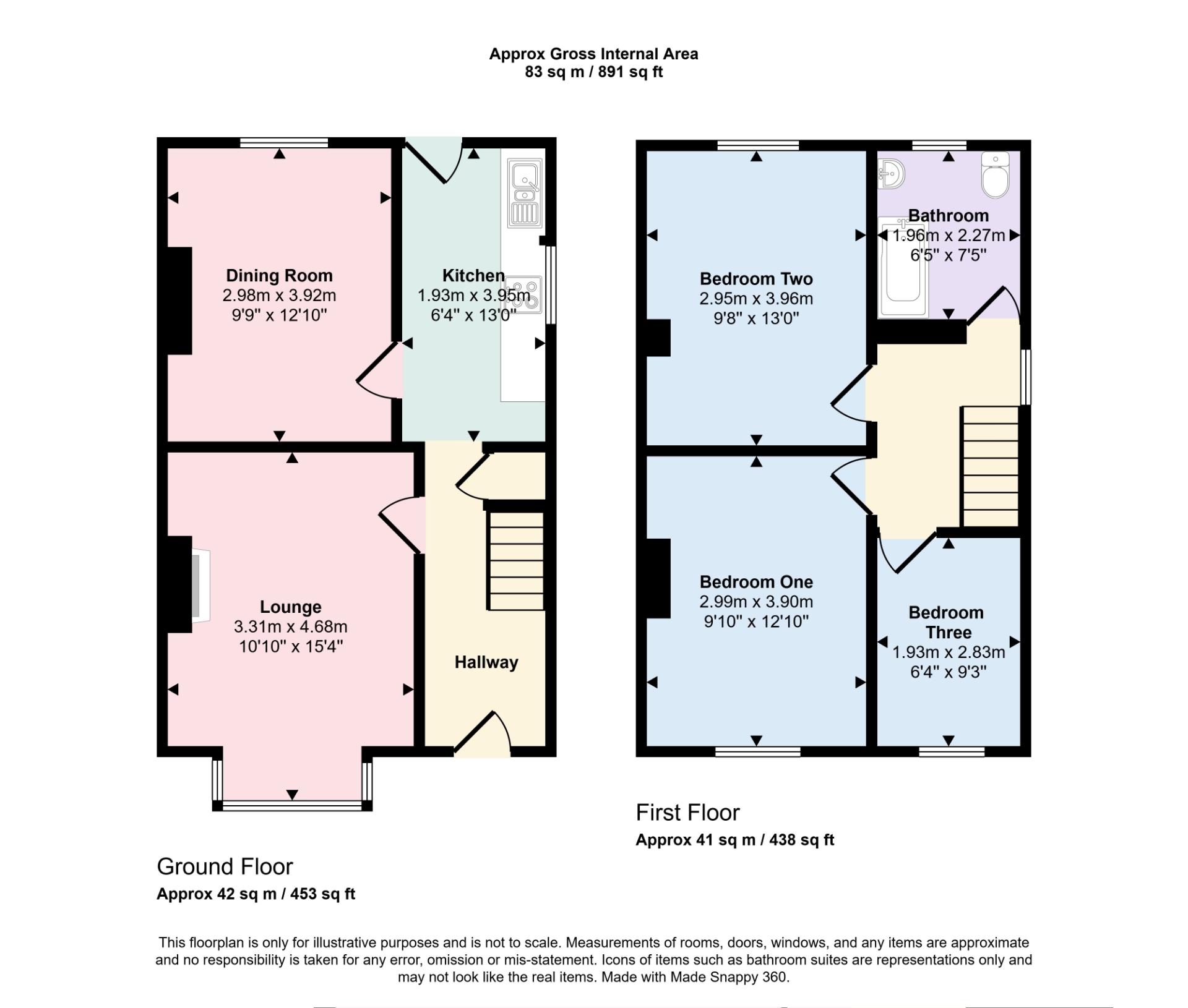 32, Cavendish Road, Skegness floorplan
