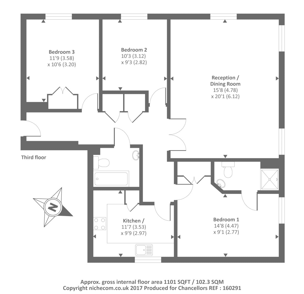 19, Woodford Mill, Witney floorplan