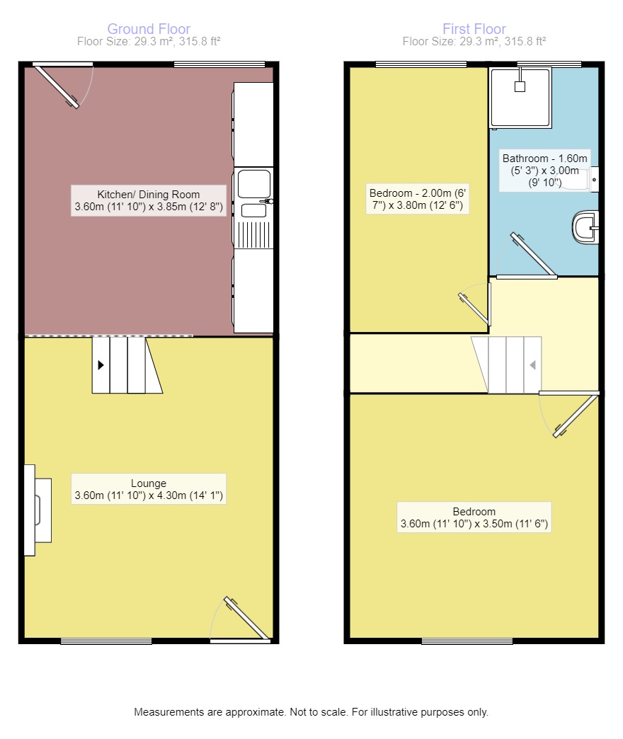 Fore Street, Sticker, St. Austell, Cornwall PL26, 2 bedroom end terrace