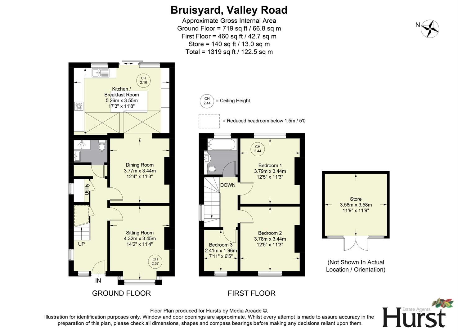 Bruisyard,, Valley Road, Hughenden Valley floorplan