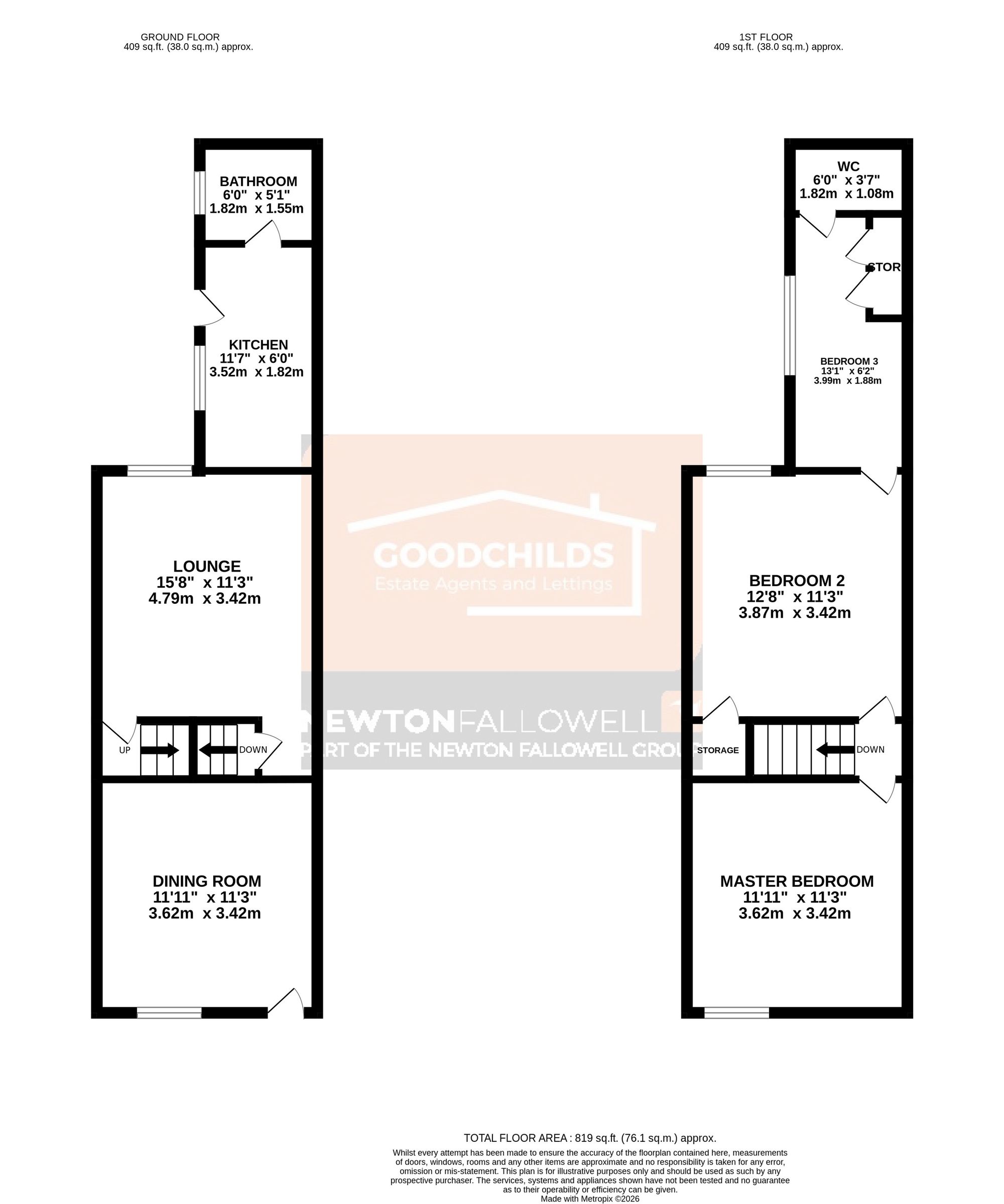 81 Upper Belgrave Road, Stoke-On-Trent floorplan