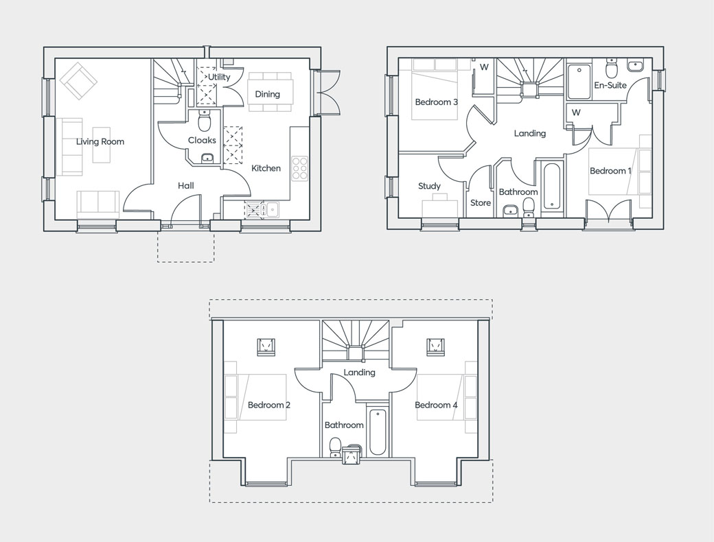 Branston Leas, Acacia Lane, Off Hollyhock Way, Branston DE14, 4 bedroom