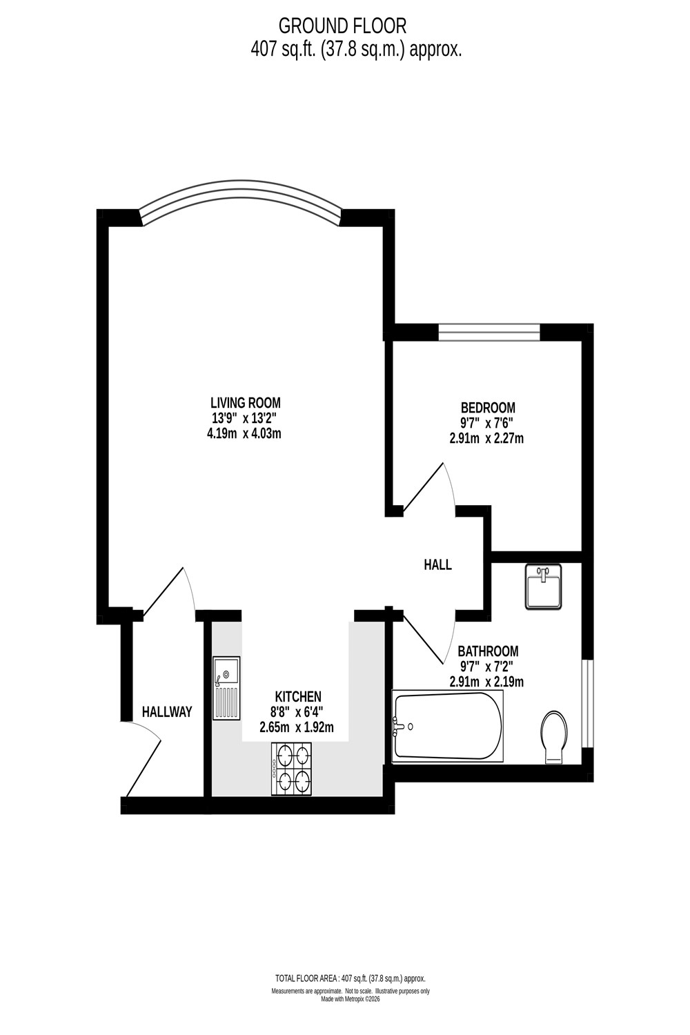 168, Heaton Moor Road, Stockport floorplan
