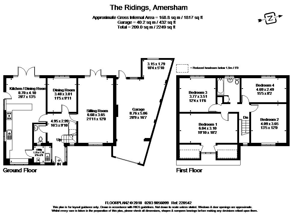 4 Bedrooms Flat to rent in The Ridings, Amersham HP6