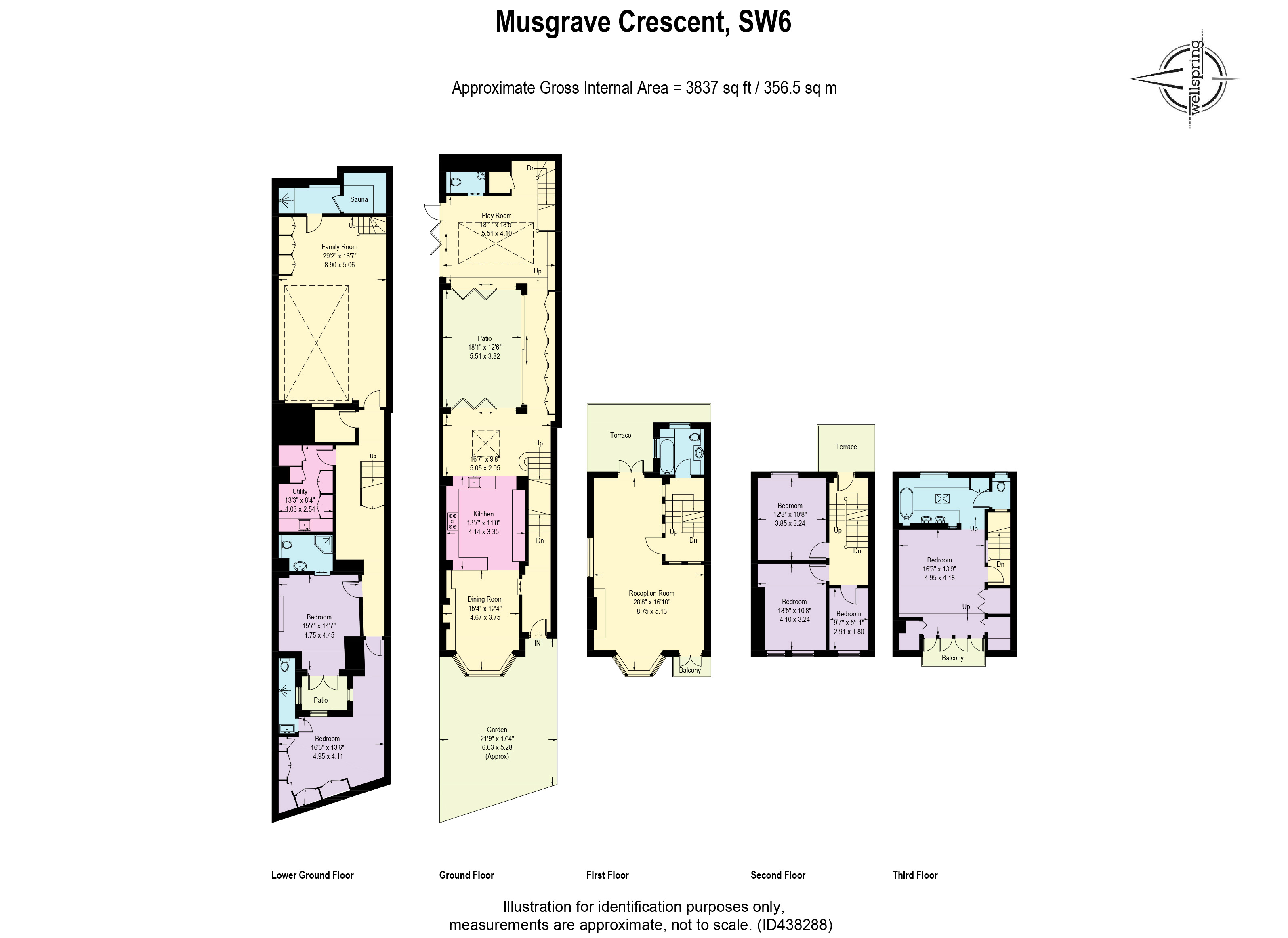 21, Musgrave Crescent, Fulham floorplan