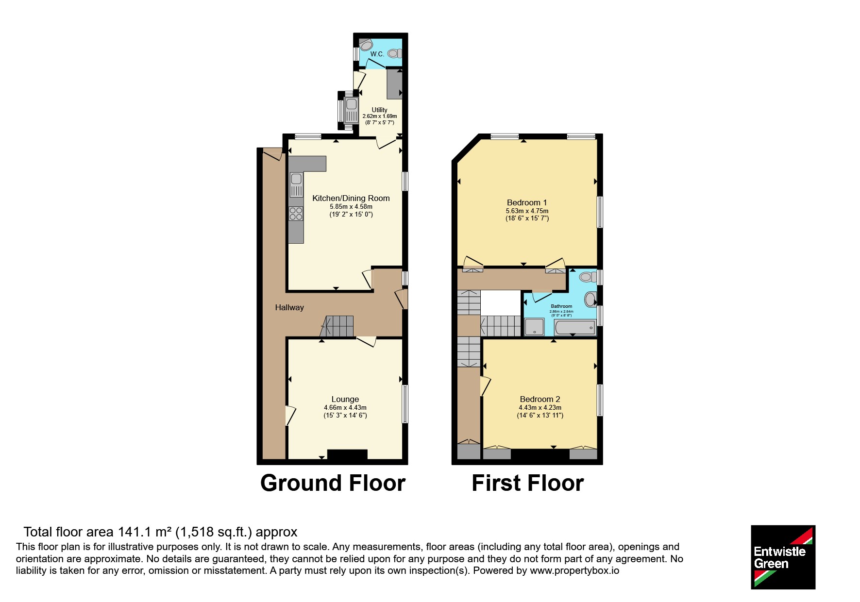 18A,, Ribblesdale Place, Preston floorplan