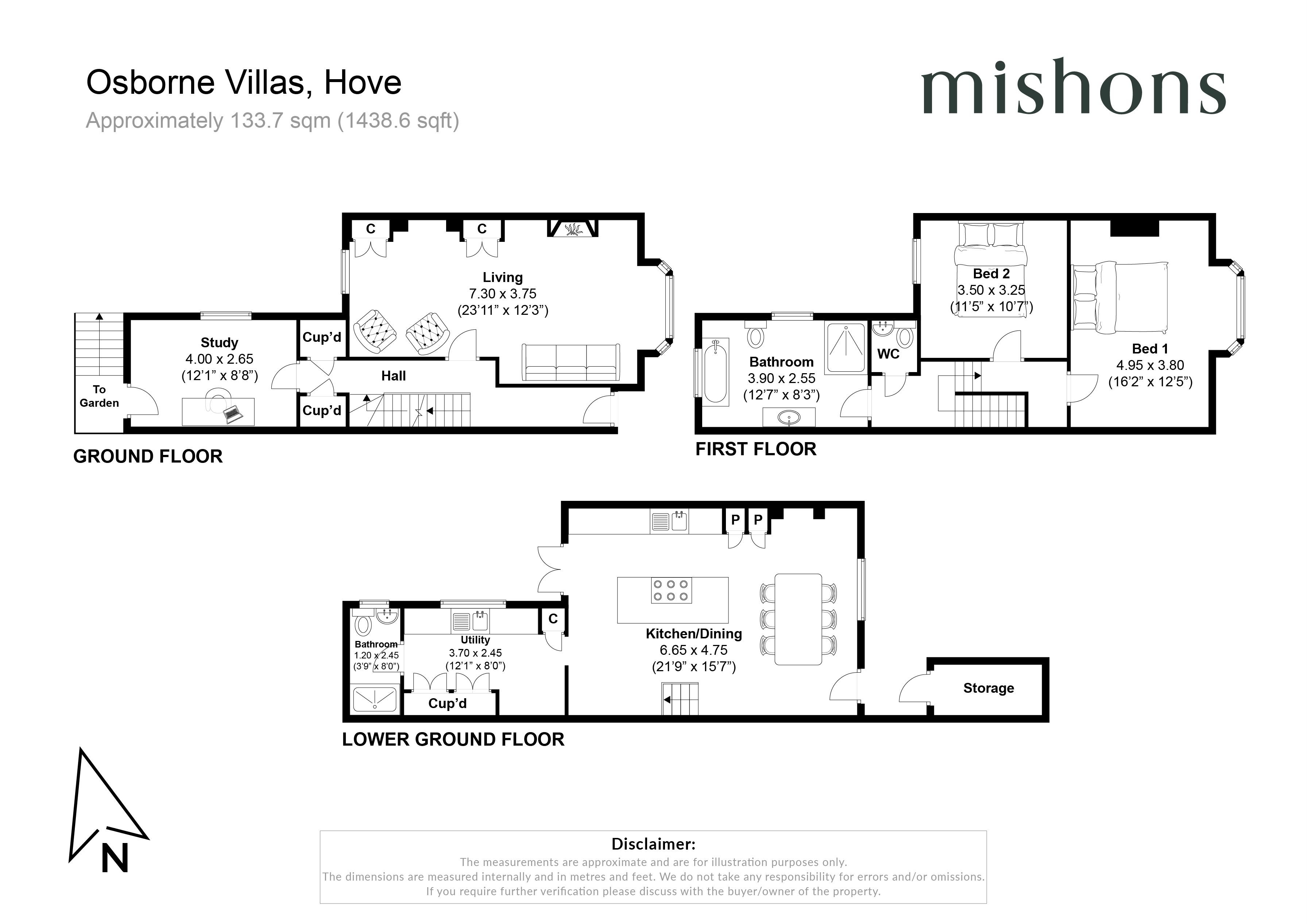 Osborne Villas, Hove, East Sussex BN3, 3 bedroom terraced house for