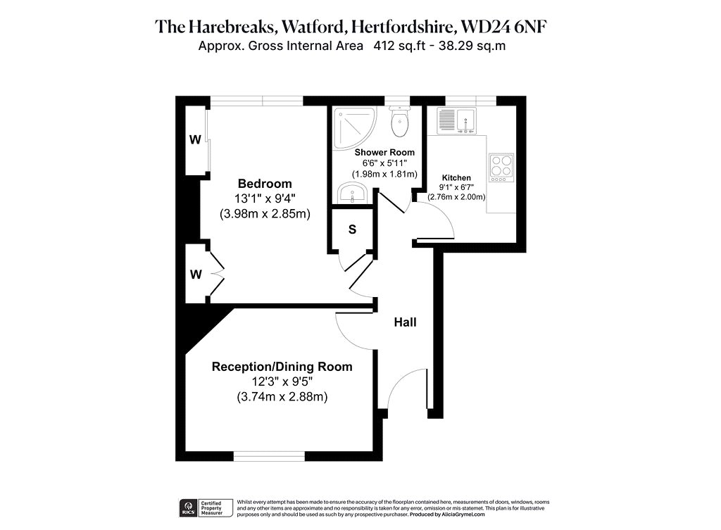 15, The Harebreaks, Hertfordshire floorplan