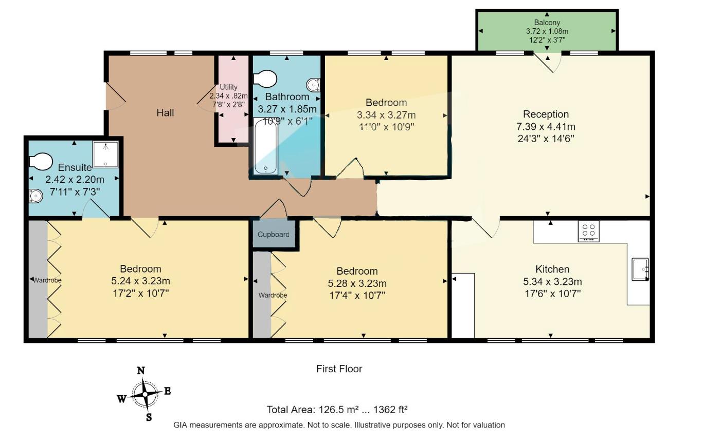 11 Littleberry Court, St. Vincents Lane, Mill Hill Village, London floorplan