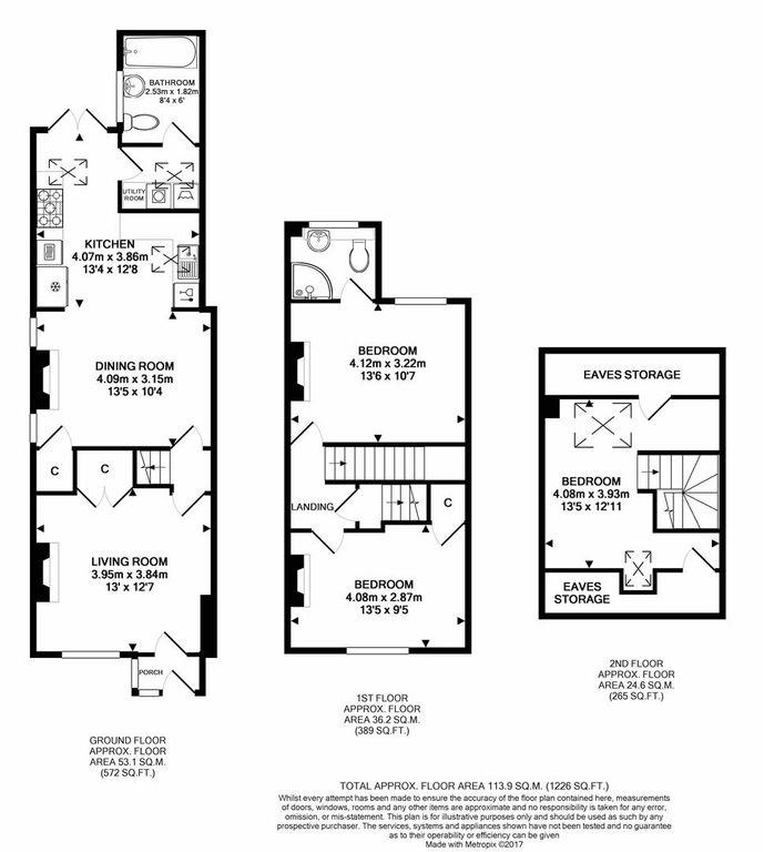 40, Brooklyn Road, Bath floorplan
