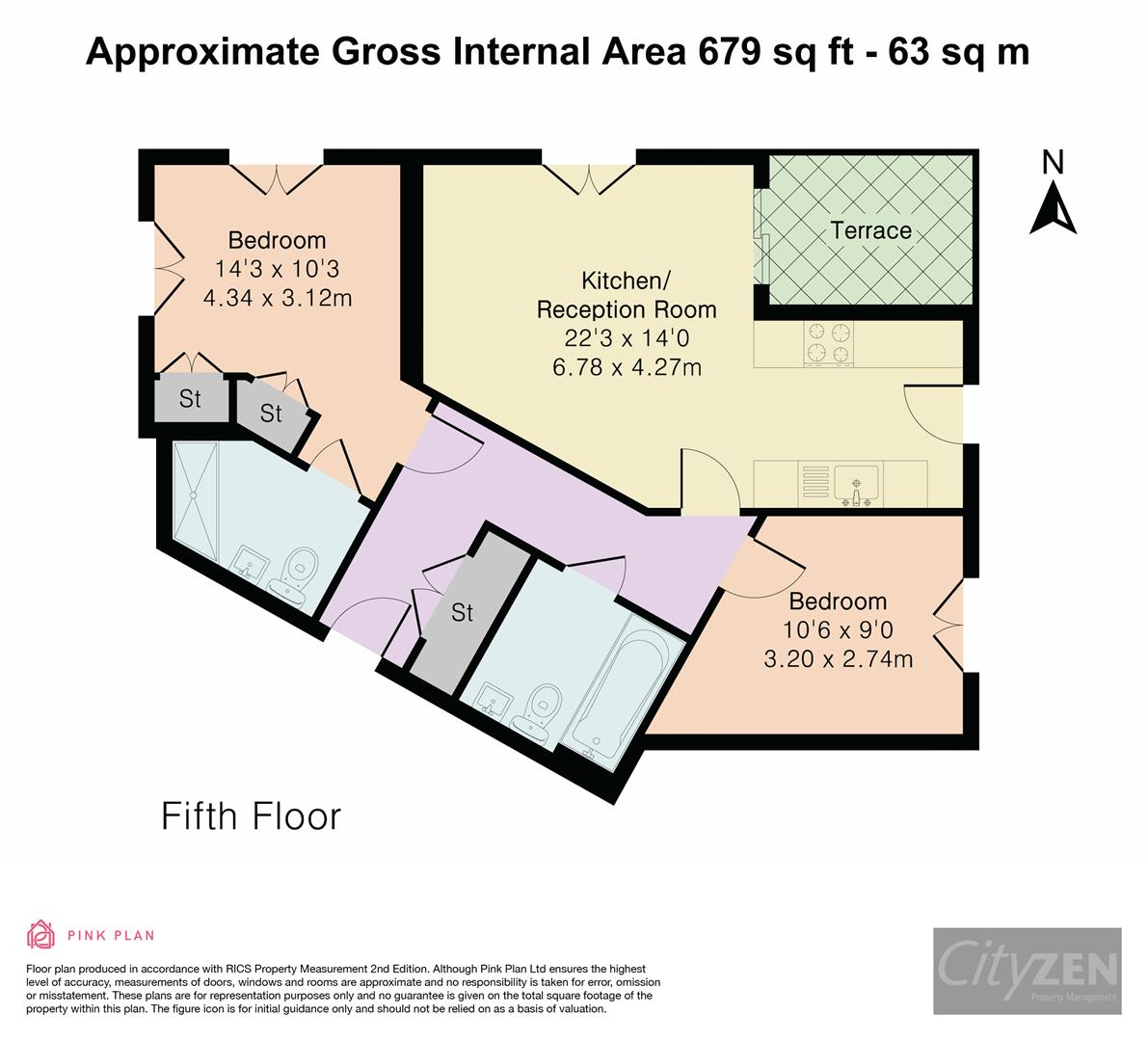 16, The Cube building, 17-21 Wenlock Road, Shoreditch floorplan