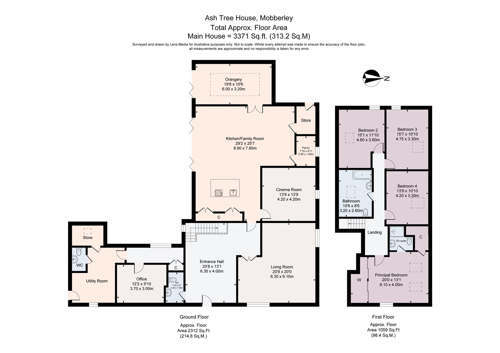 Ash Tree House,, Blakeley Lane, Knutsford floorplan