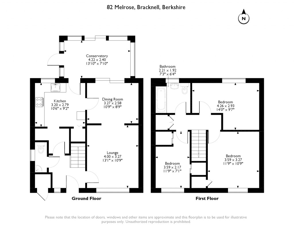 3 Bedrooms Semi-detached house for sale in Melrose, Bracknell RG12