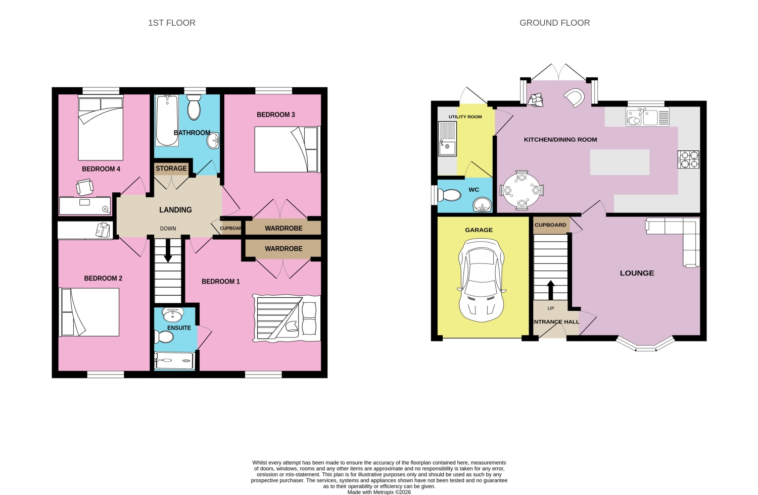 40, Benedict Lane, Hebburn floorplan