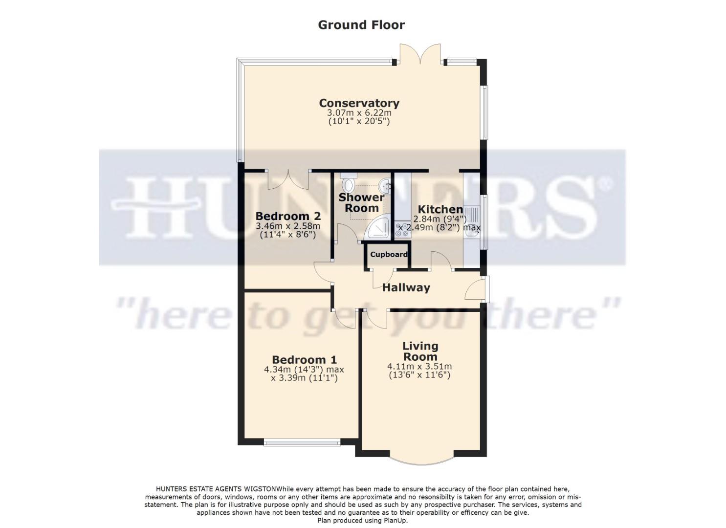 Gloucester Crescent, Wigston LE18, 2 bedroom semidetached bungalow for