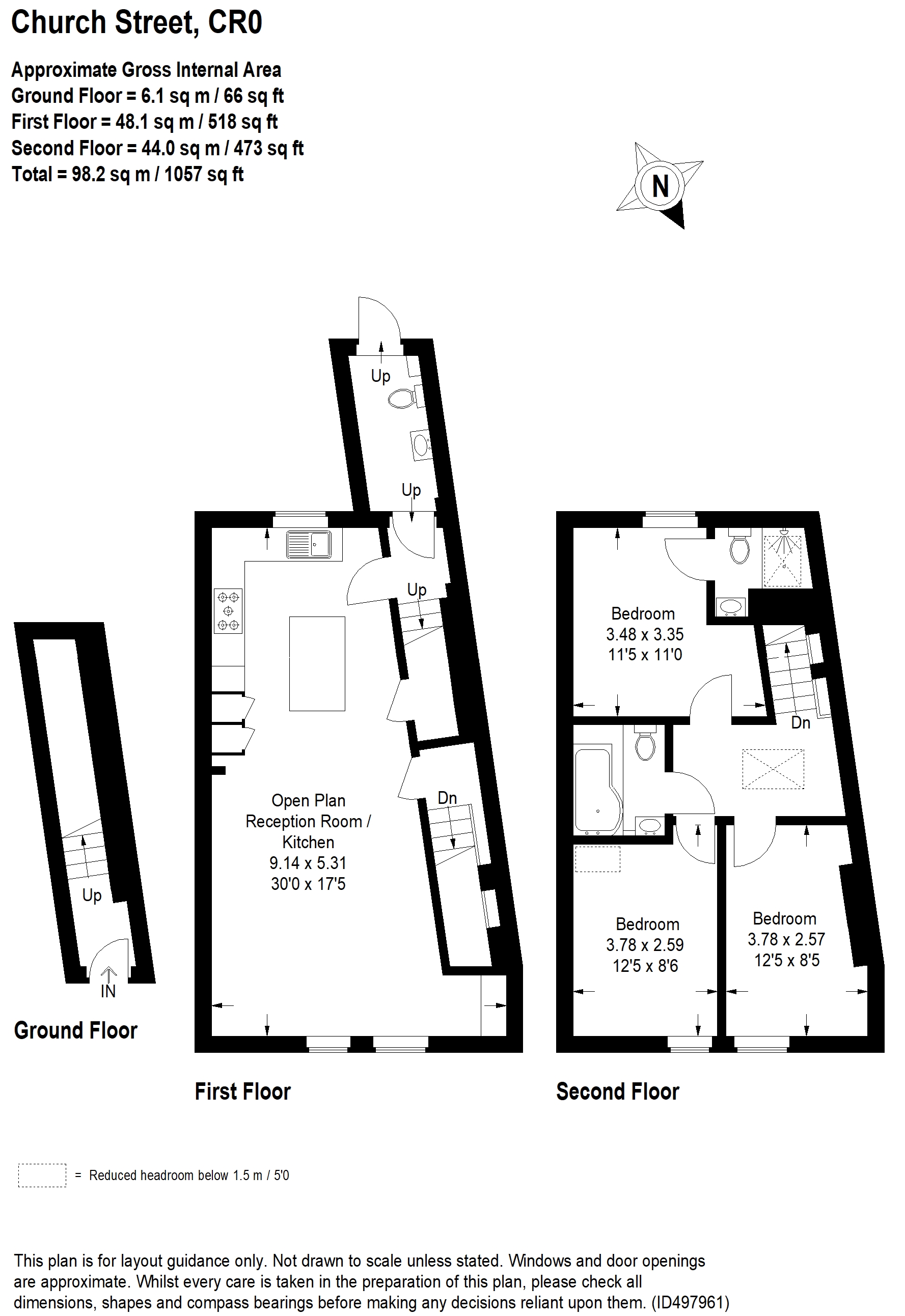 3 Bedrooms Maisonette for sale in Church Street, Croydon CR0